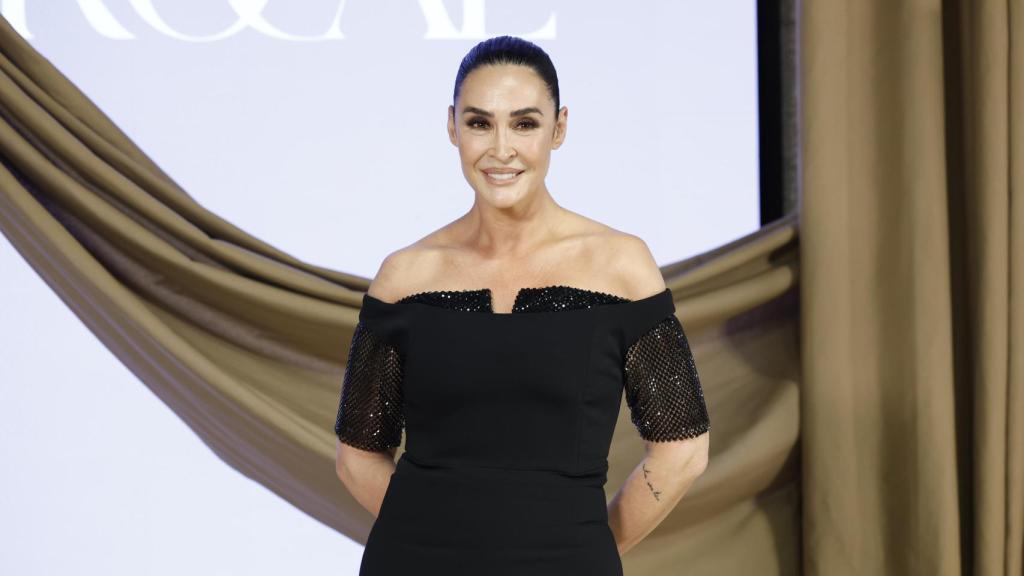 Vicky, este pasado lunes, durante el estreno de 'Las Berrocal'.