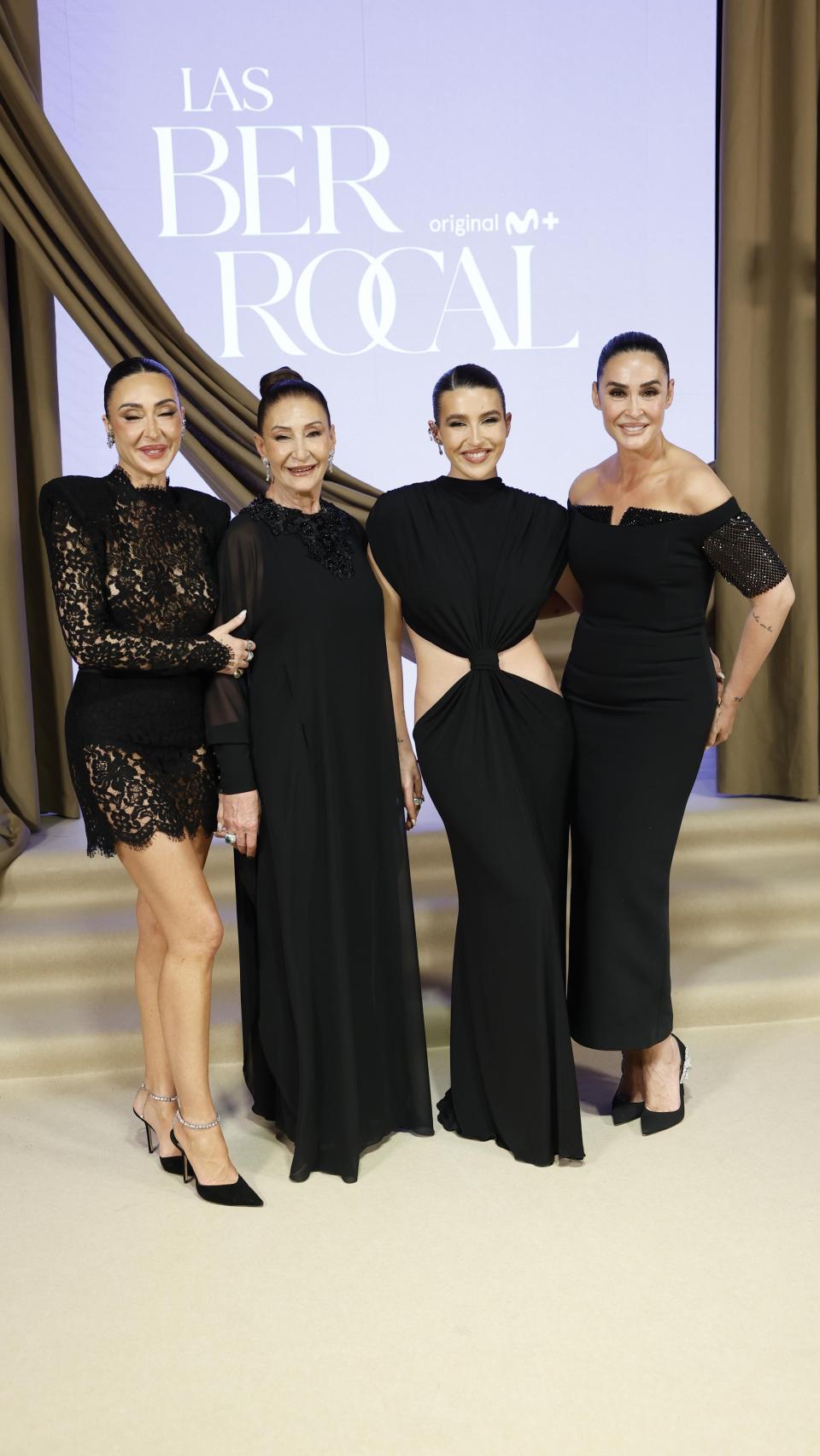 Las cuatro protagonistas de 'Las Berrocal', este pasado lunes.