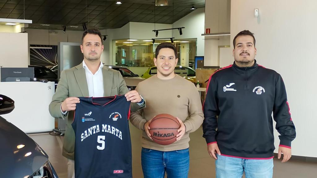 David García, Jorge Valiente y Marcos Guillén durante la presentación