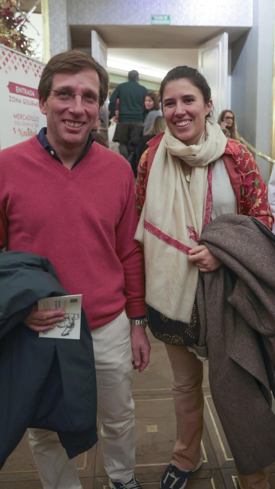 Almeida y Teresa Urquijo, en un acto público.