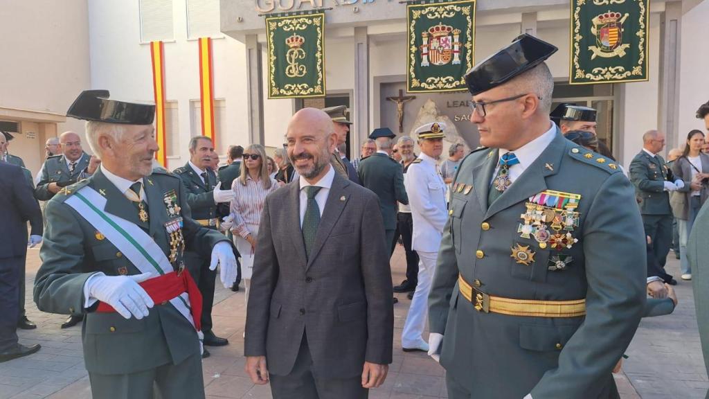 Javier Salas, en el acto de este martes.