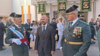 Javier Salas, en el acto de este martes.