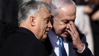 Orbán y Netanyahu, en abril, durante la visita oficial del dirigente israelí a Budapest.