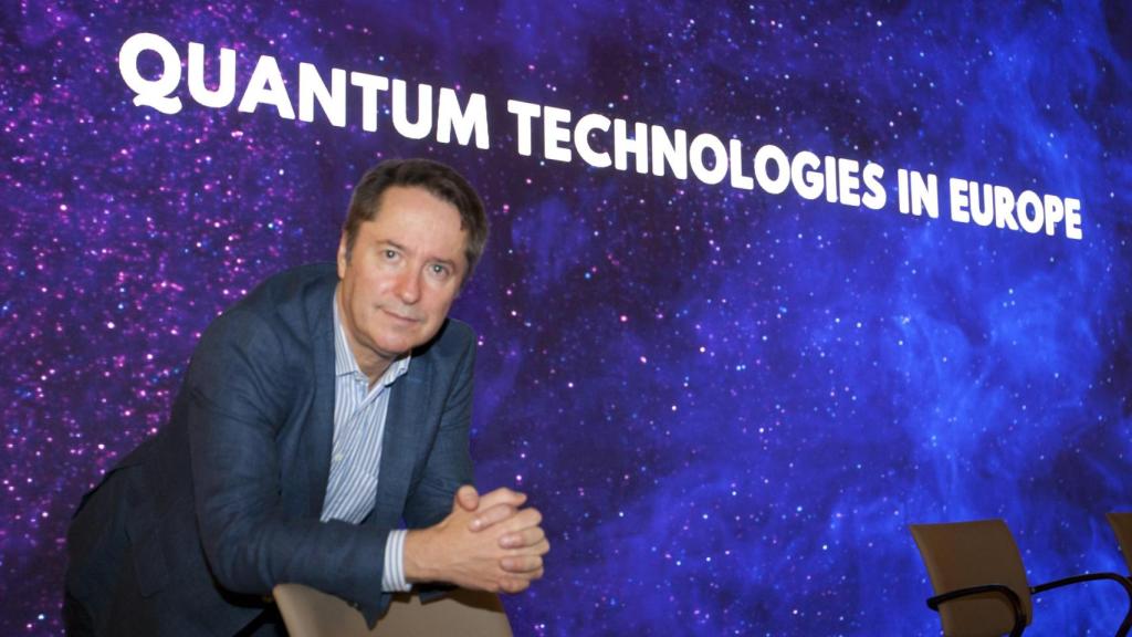 Ignacio Cirac durante su visita a la Fundación Ramón Areces, en Madrid.