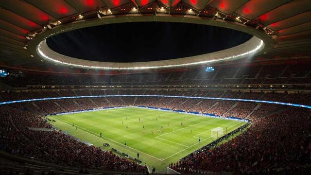 El Estadio Metropolitano en Madrid.