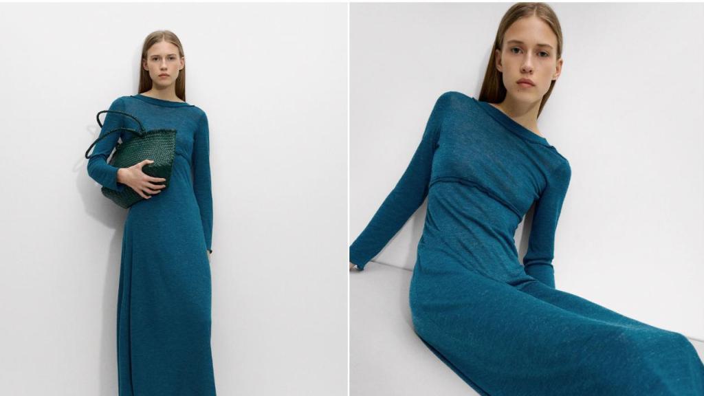 Vestido largo. Ref. 230571_BL_VG