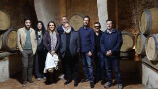 El vicepresidente primero de la Diputación de Zamora y diputado de Turismo, Víctor López de la Parte, como el diputado de Desarrollo Económico y responsable de Alimentos de Zamora, Emilio Fernández, en la primera cata de Exquisiteza