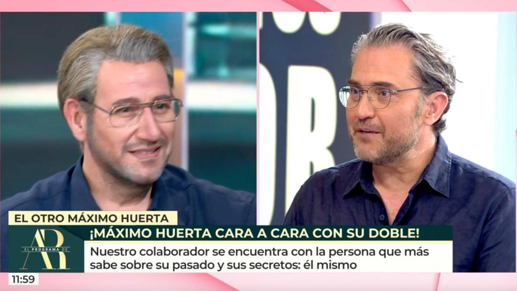Carlos Latre y Máximo Huerta en 'El programa de Ana Rosa'.