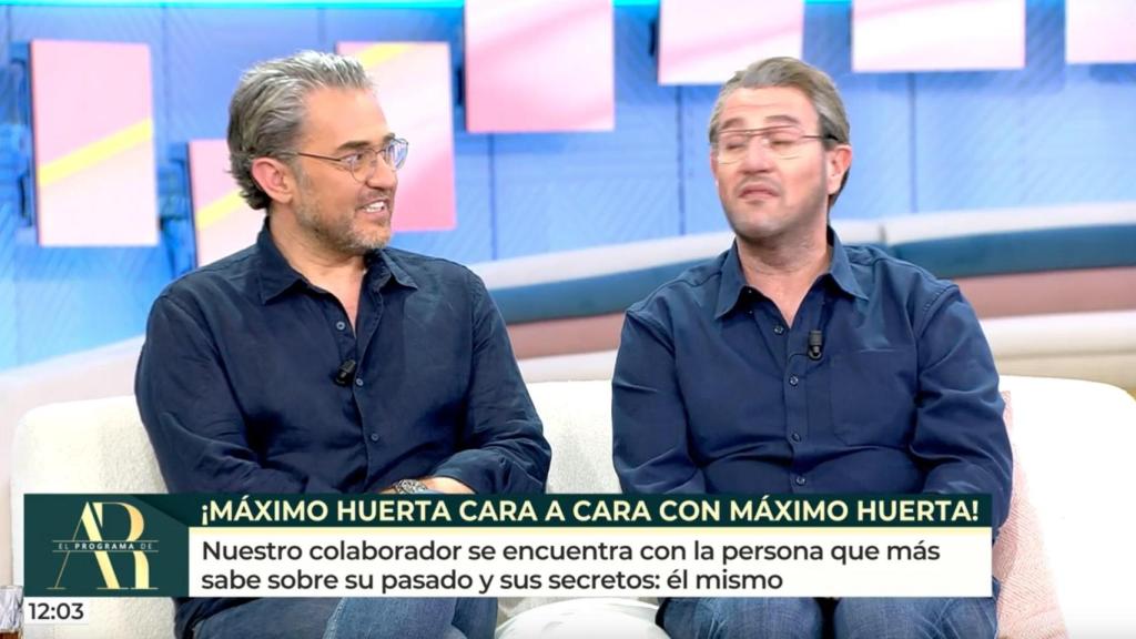 Máximo Huerta y Carlos Latre en 'El programa de Ana Rosa'.