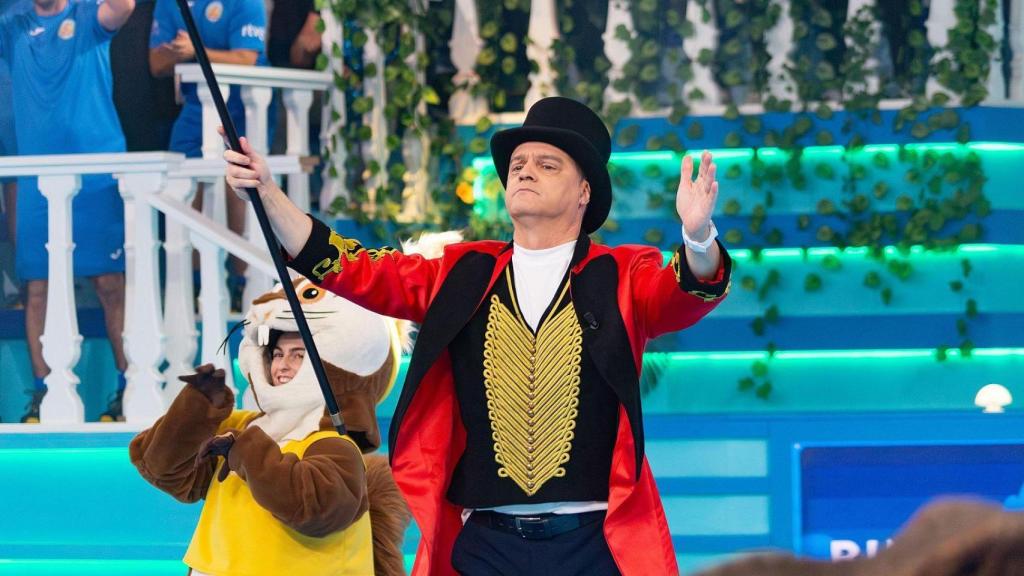 Ramón García durante una emisión del programa