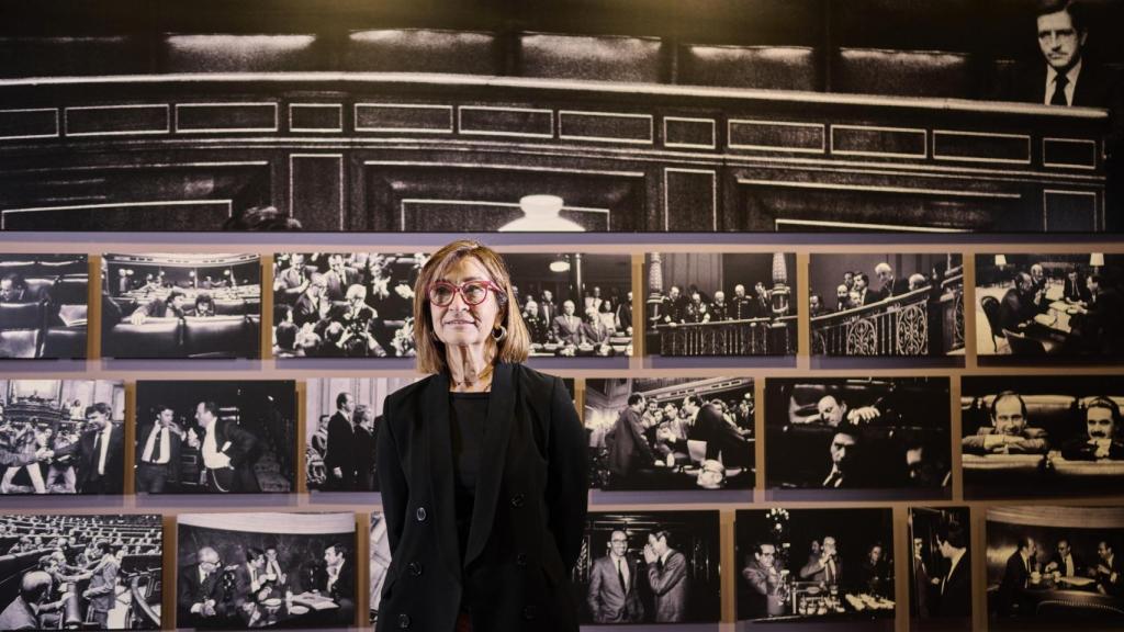 Marisa Flórez en su retrospectiva en la Sala Canal de Isabel II. Foto: Pablo Lorente.