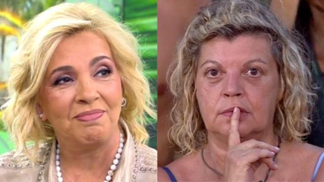 Carmen Borrego y Terelu Campos, en un fotomontaje