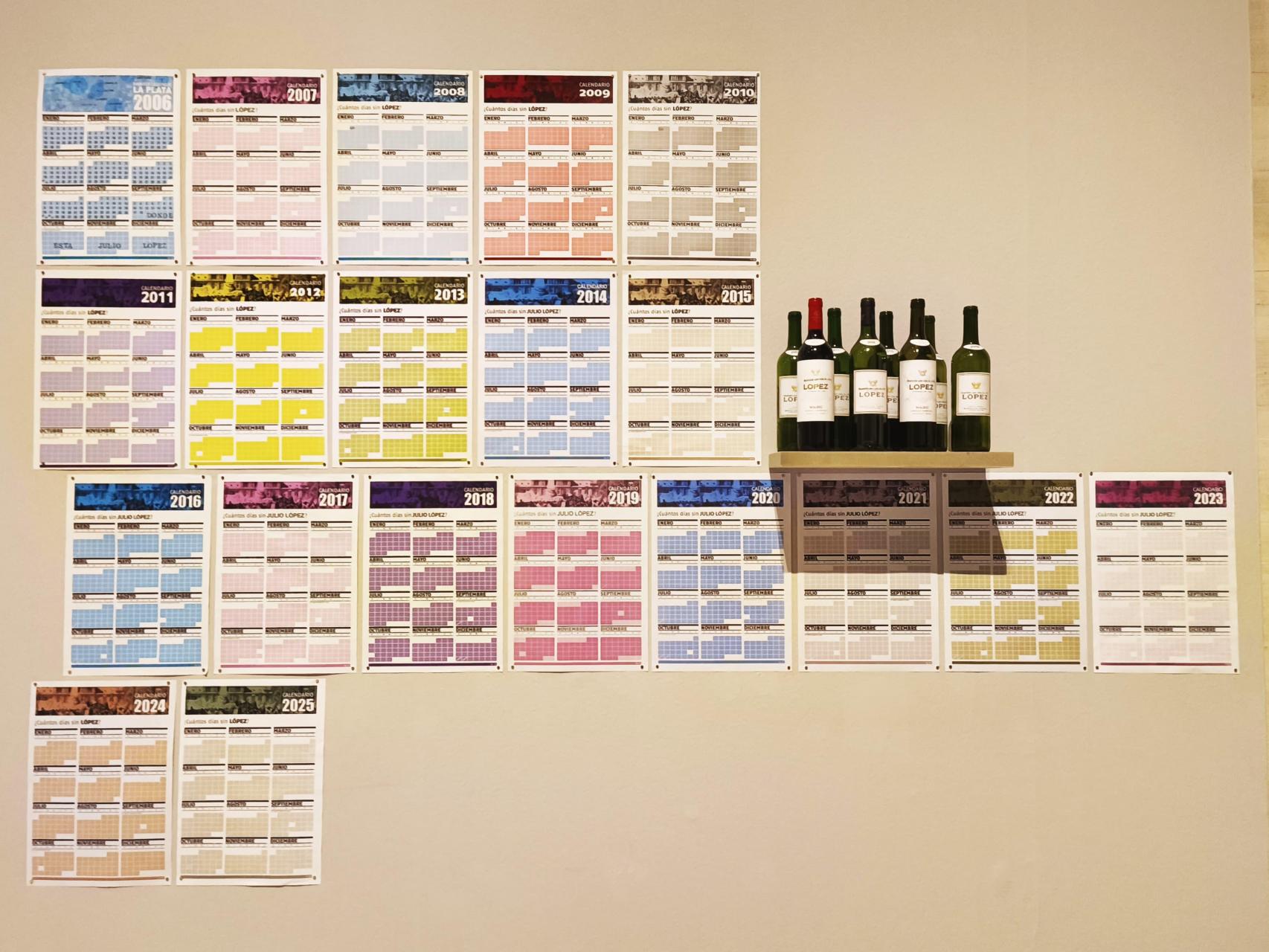 Obra del artista Hugo Vidal en el Museo San Telmo de San Sebastián.