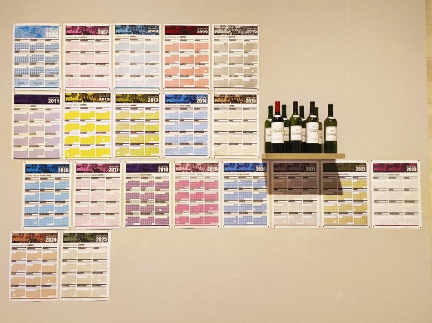 Obra del artista Hugo Vidal en el Museo San Telmo de San Sebastián.