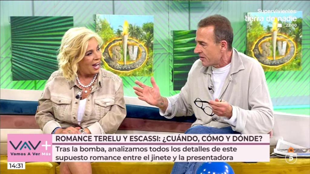 Carmen Borrego y Alessandro Lequio, en 'Vamos a ver'