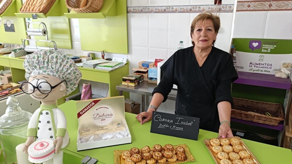 María Concepción en su Pastelería Saludable de Medina del Campo