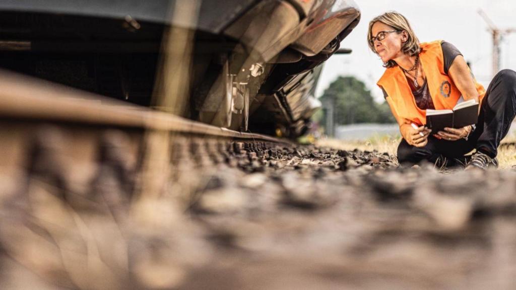 Imagen de una vías de tren.