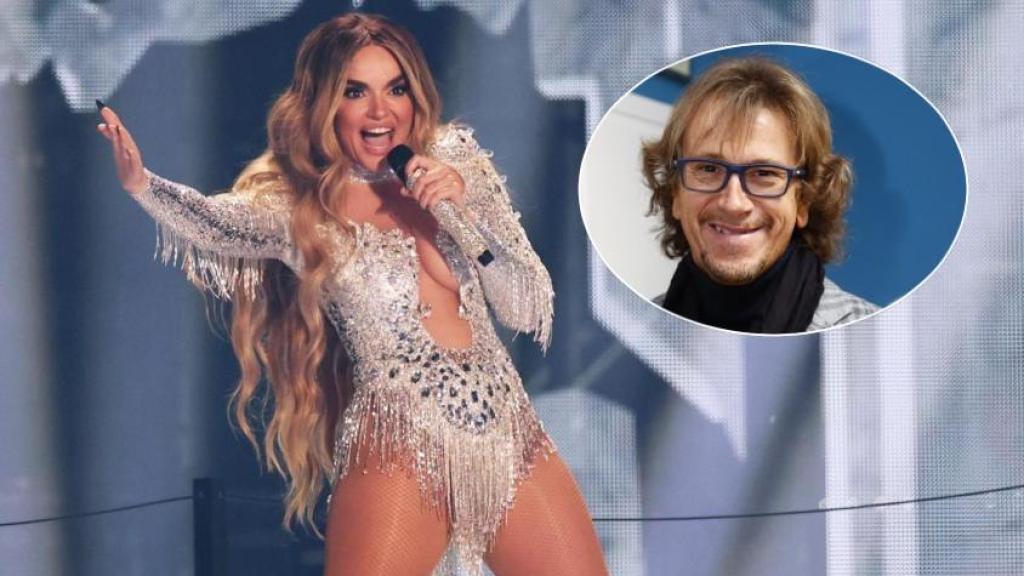 La cantante Melody en Basilea en Eurovisión 2025 el pasado 17 de mayo.