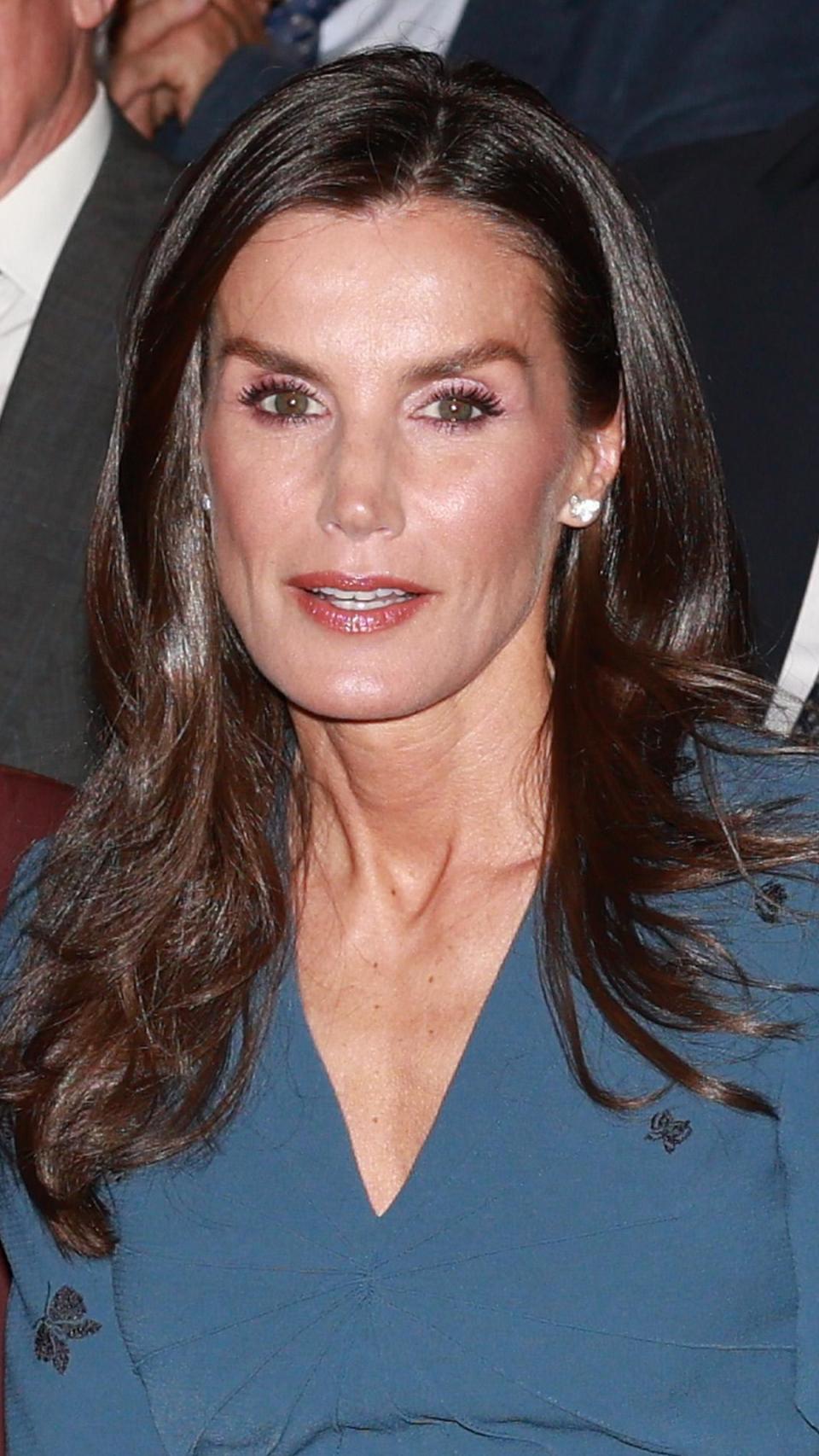 Letizia durante la entrega de los Premios de la Asociación de la Prensa de Madrid.