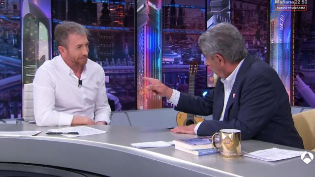 Miguel Ángel Revilla en 'El Hormiguero' con Pablo Motos.