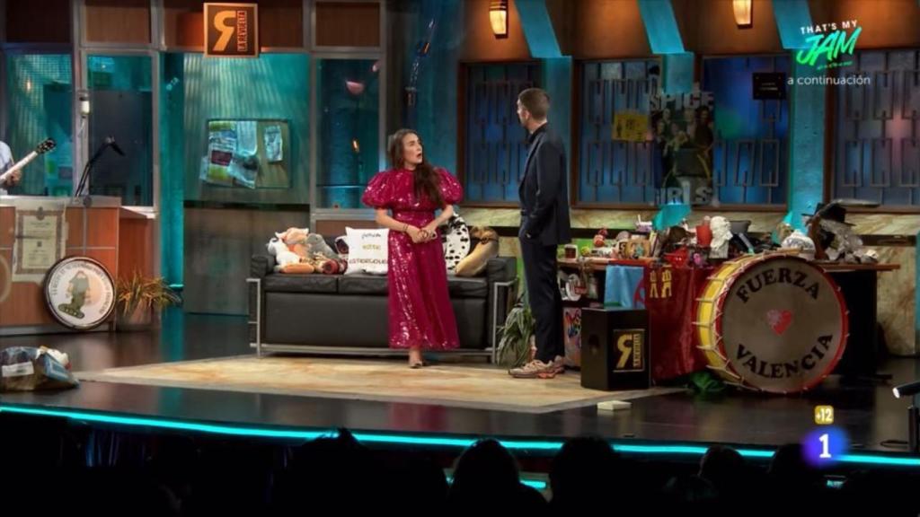 Candela Peña y David Broncano en 'La Revuelta'.