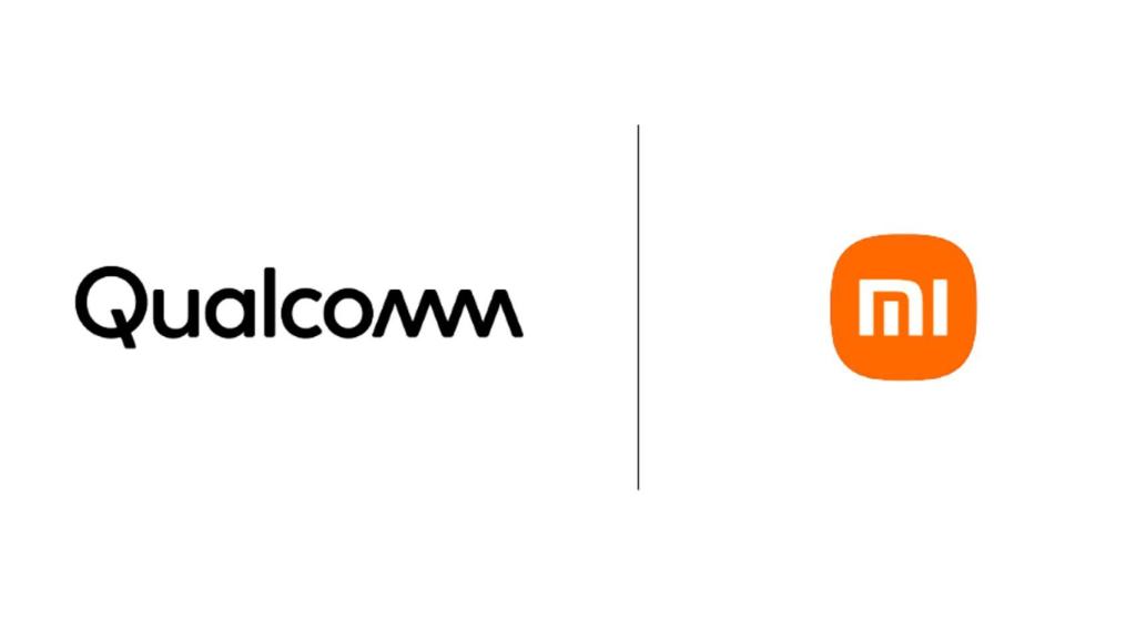 Los logotipos de Xiaomi y Qualcomm
