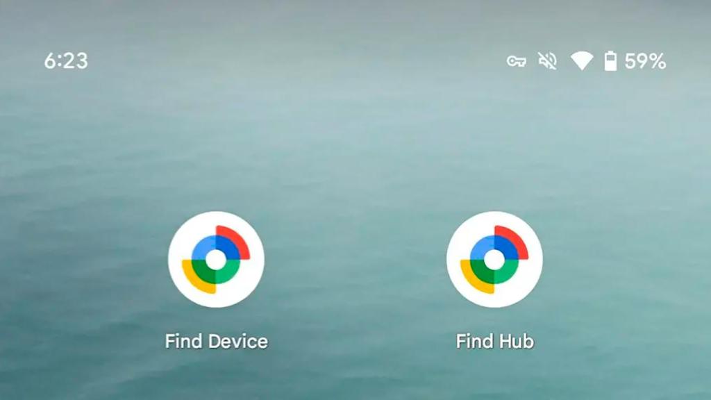 El nuevo nombre Find Hub