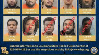 Los diez presos fugados en Nueva Orleans