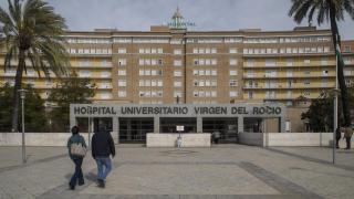 Exterior del Hospital Universitario Virgen del Rocío.