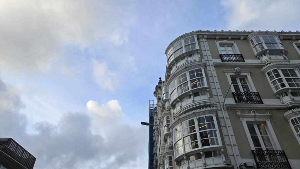 Nubes y claros en A Coruña.