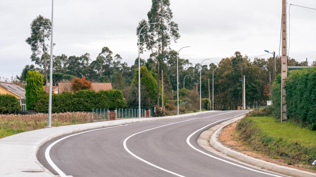 Carretera de Orro, en Culleredo.