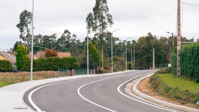 Carretera de Orro, en Culleredo.