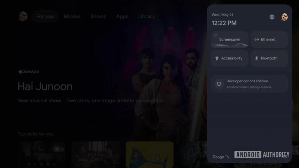 Google TV con Android 16