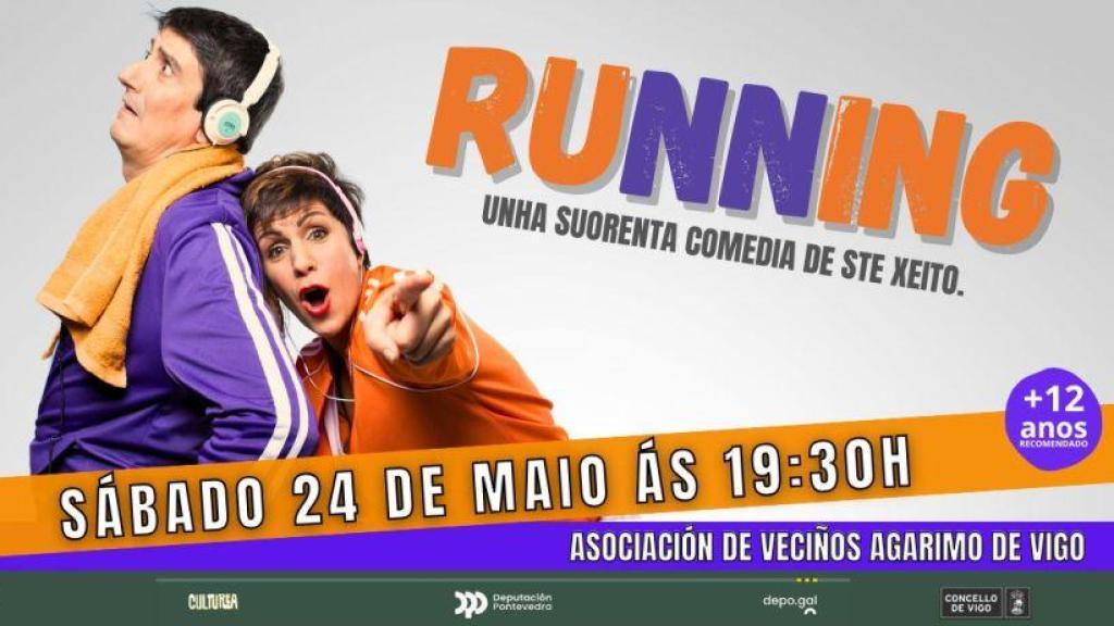Cartel de la obra de teatro 'Running'