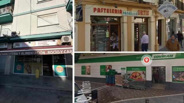 Los tres locales afectados.