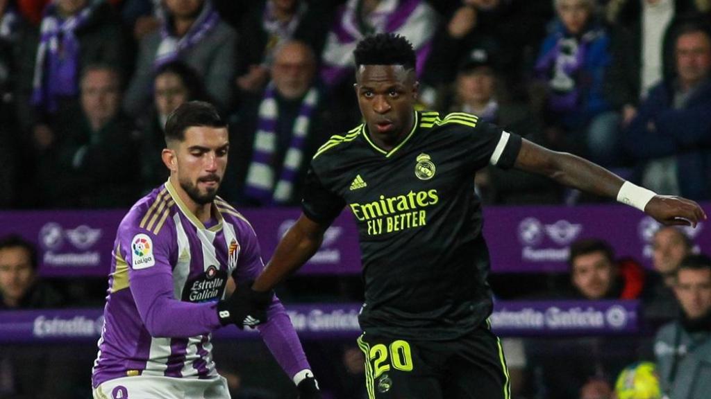 Vinicius Jr. recibió insultos racistas en un partido contra el Valladolid en 2022