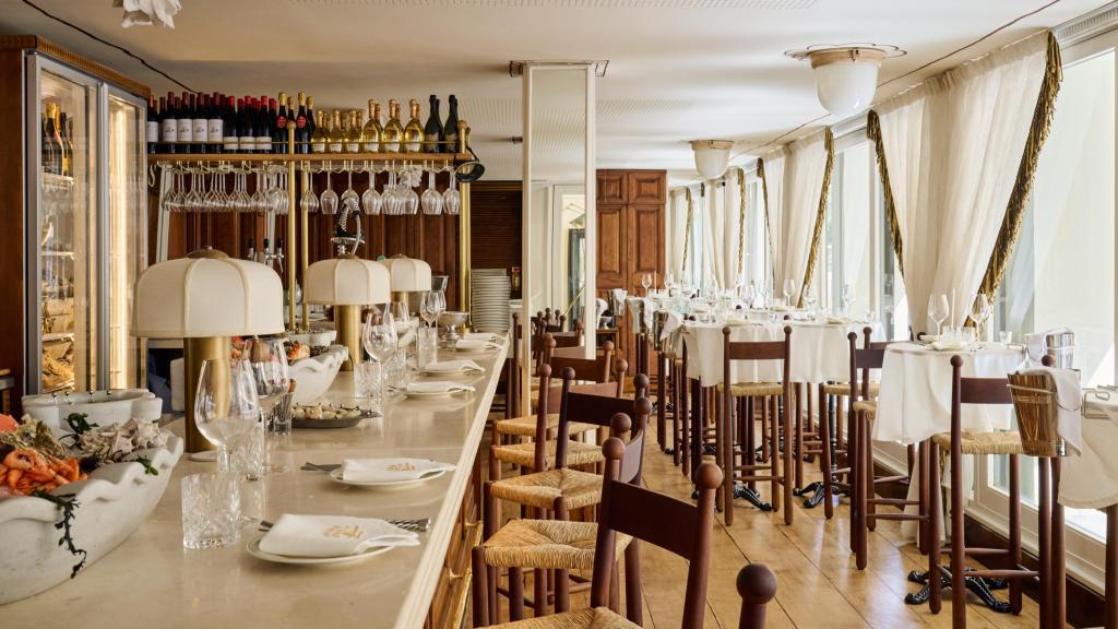 El interior del restaurante.