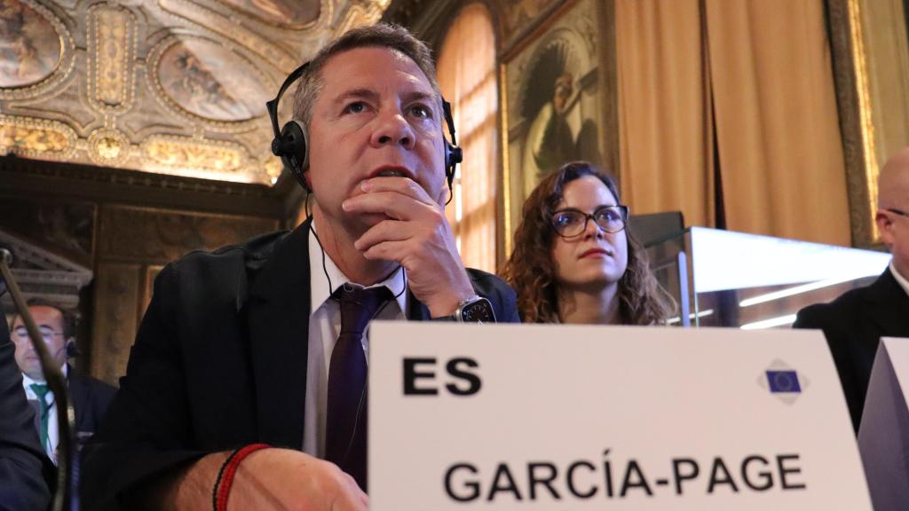 Page, este miércoles en Venecia durante la reunión de la Comisión de Recursos Naturales (NAT) del Comité Europeo de las Regiones.