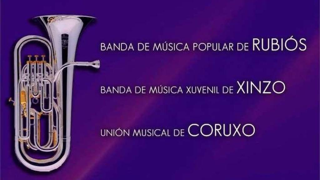 Cartel del XIV Festival de Bandas de Coruxo