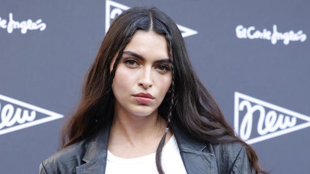 Lucía Rivera en un acto público este pasdo martes, en la ciudad de Madrid.