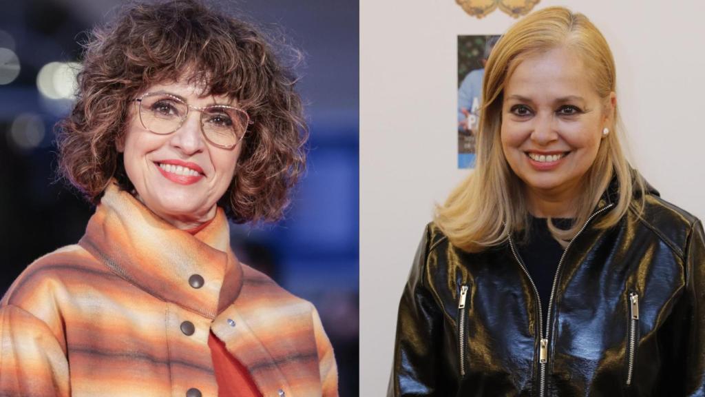 Adriana y Emma Ozores en diferentes actos públicos.