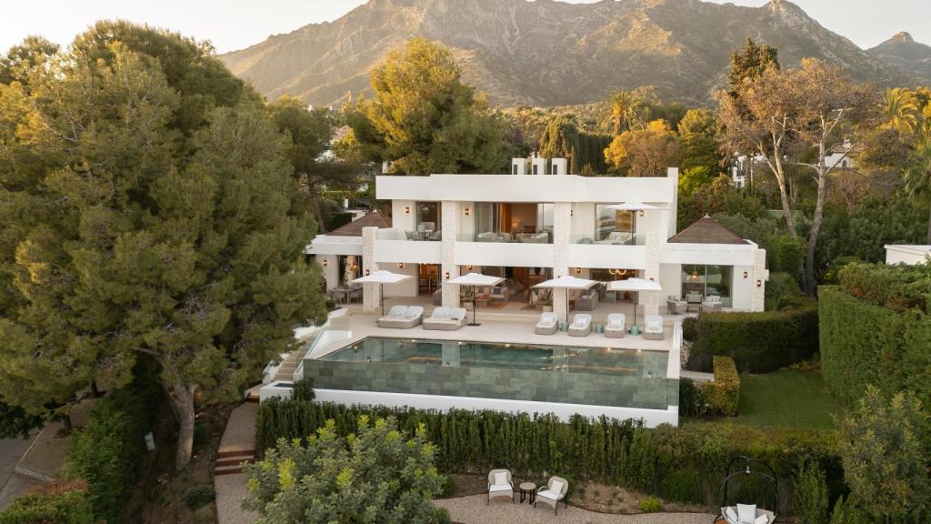 Imagen de la villa de lujo en venta en Marbella.