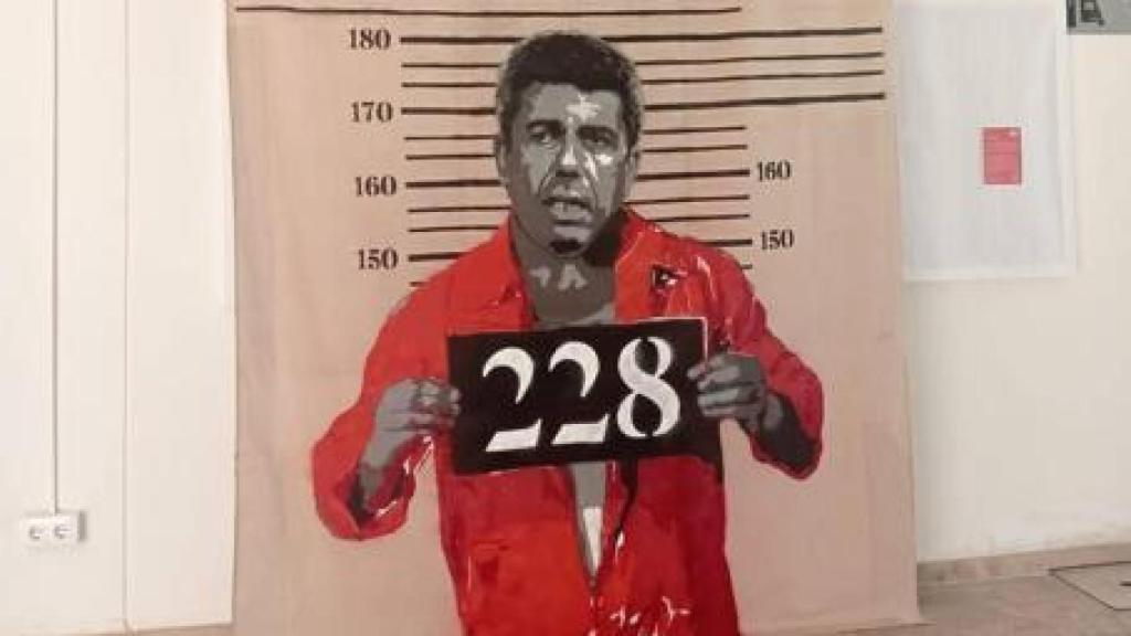 Grafiti de Mazón en la UPV. EE