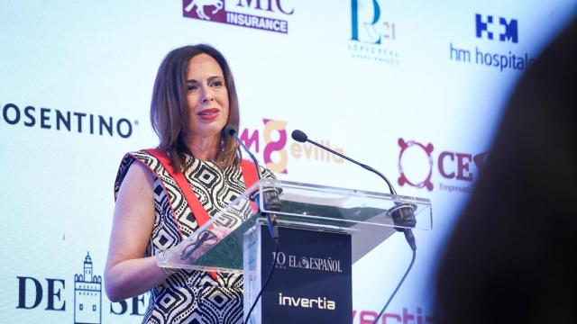 La consejera de Fomento, Rocío Díaz, este miércoles en el foro de EL ESPAÑOL en Sevilla.