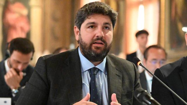 Fernando López Miras interviene este miércoles en la reunión de la Comisión de Recursos Naturales del Comité Europeo de las Regiones.