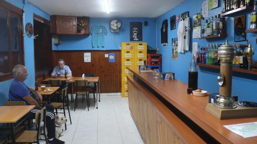 Interior de O Ovo, en Vigo