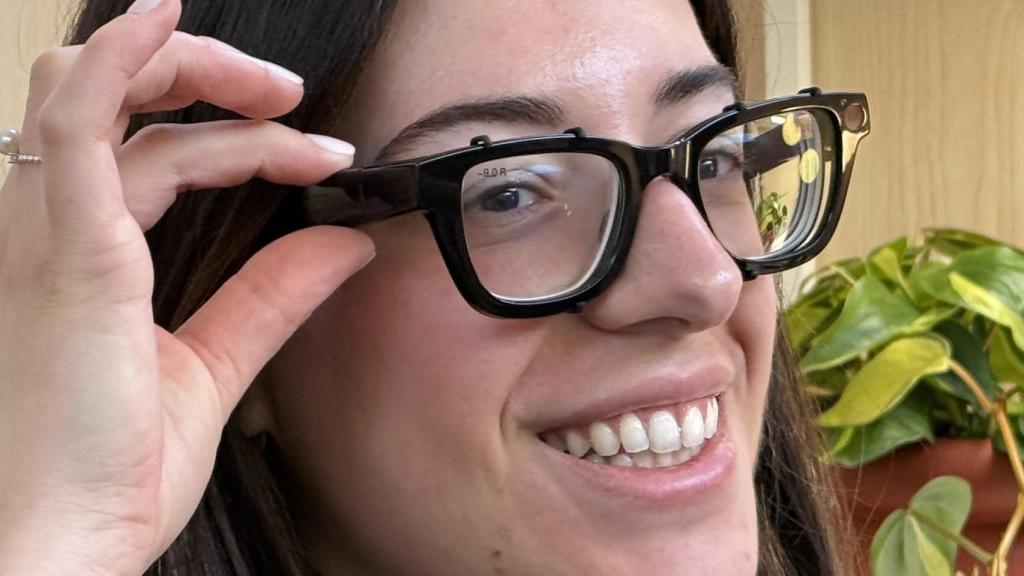 Prototipo de las gafas inteligentes con Android XR