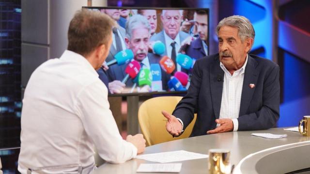 Miguel Ángel Revilla y Pablo Motos en 'El Hormiguero' este martes.
