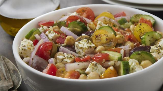 Un plato con garbanzos que nos traslada a Grecia