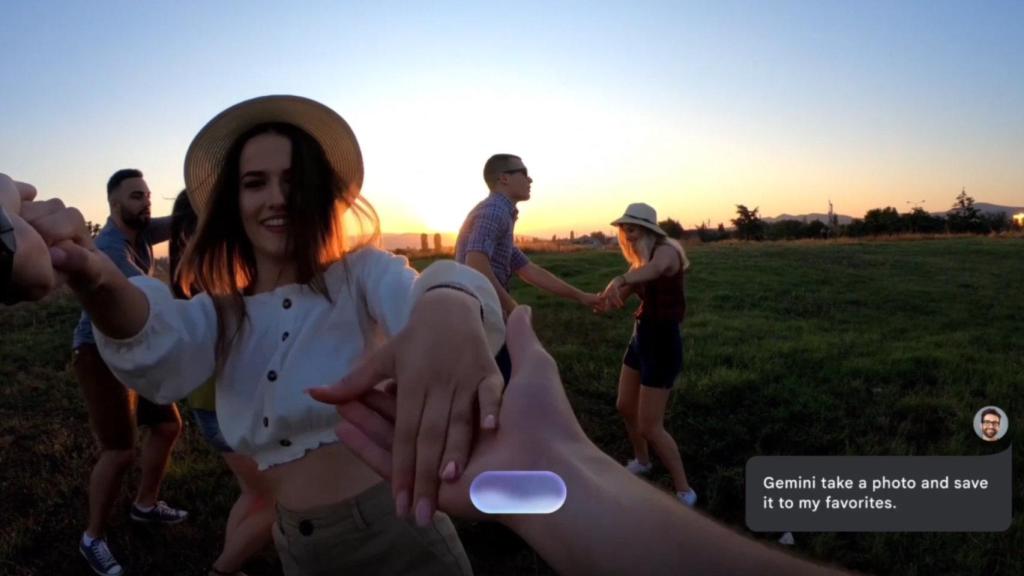 Ejemplo de experiencia con gafas con Android XR